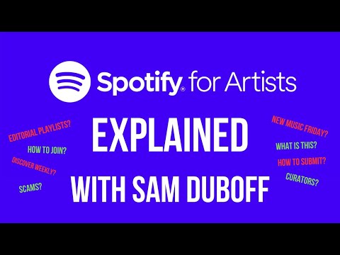 Learn everything about Spotify for Artists with Spotify's Sam Duboff (Head of Marketing) | Interview