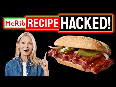 McDonald's Actual McRib Recipe HACKED! Now You Can Make It At Home!