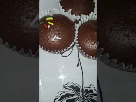 Chocolate cupcakes with sprinkles #shorts