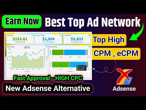 Best Adsense Alternative High CPC CPM Ad Network for Website | High Paying Ad Network 2024