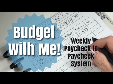 Budget With Me | Weekly Paycheck to Paycheck System | Payday - May 3, 2019