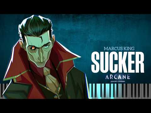 Sucker from Arcane Season 2 (Piano tutorial and Karaoke)