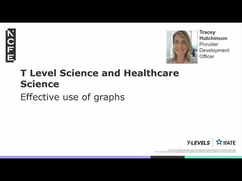 T Level Science and Healthcare Science: Effective use of graphs