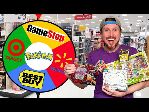 Spin The Wheel & BUY Pokemon Cards in WHATEVER Store It Stops On!