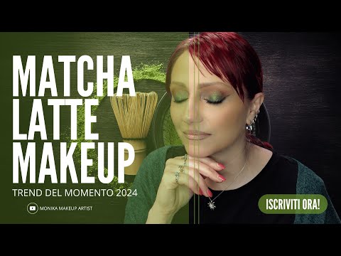 MATCHA LATTE MAKEUP - Tutorial Trucco Ombretto Verde | TREND 2024