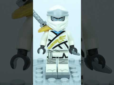 Zane Legacy Minifigure from LEGO Ninjago City Gardens (71741) Stop Motion Speed Build