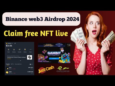 New binance web3 wallet airdrop || Claim free Nft || best airdrop 2024 live paroof in video