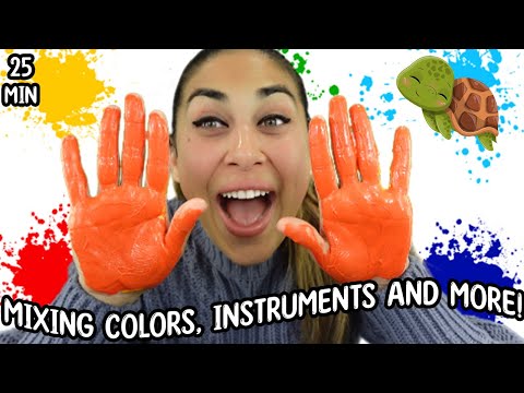 Learn to Mix Colors, Play Instruments and More! All in Spanish with Miss Nenna the Engineer