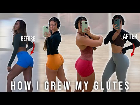 How I Grew My Glutes *INSANE Transformation* // tips for glute growth // nutrition, exercises & more