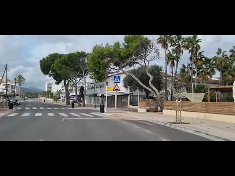 Fahrt durch Cala Ratjada am 08.12.22