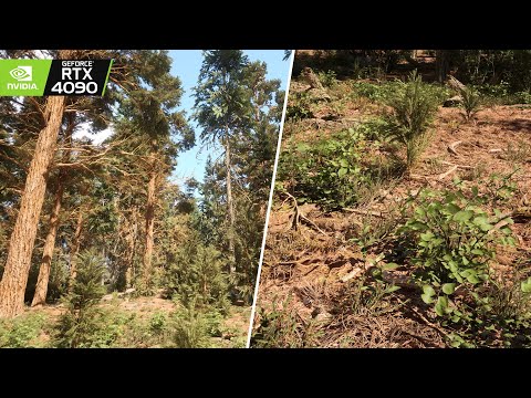 ⁴ᴷ⁶⁰ RTX™ 4090 Unreal Engine 5.1 Nanite - Ultra Realistic Dense Forest Demo Close to Real Life?!