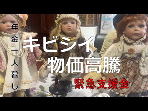 【７０代年金生活】物価高いつまで続くの？緊急支援金？