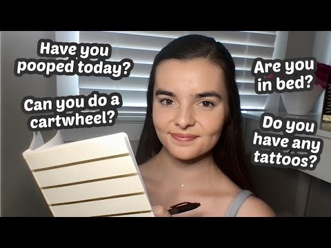 ASMR Asking You 150 EASY Personal Questions