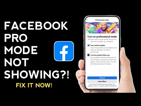 How to Fix Facebook Professional Mode Not Showing Problem 2024