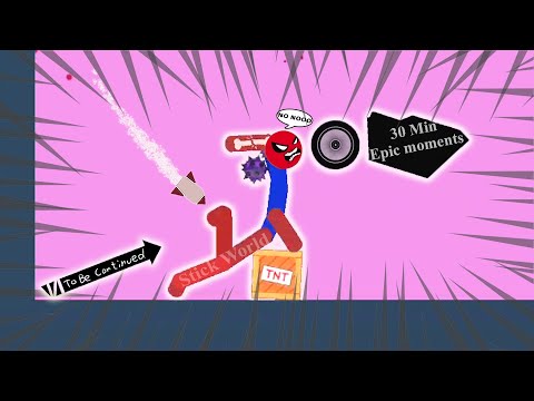 30 Min Best falls | Stickman Dismounting funny and epic moments | Like a boss compilation #694