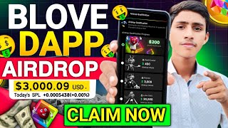 Blove Dapp Airdrop Qualification | Blove Dapp New Update | Blove Dapp Airdrop Withdrawal Process