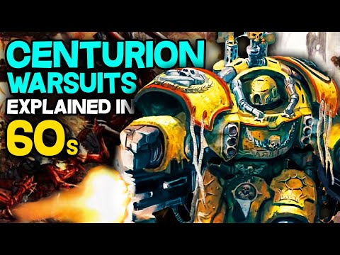 CENTURION WAR SUITS explained in 60 SECONDS - Warhammer 40k Lore