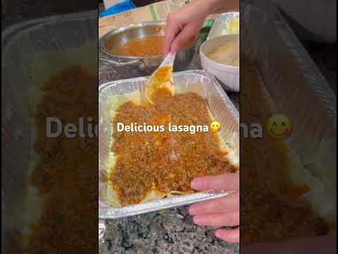 Delicious lasagna: 烤千层意面这样铺，奶香浓郁真好吃😋