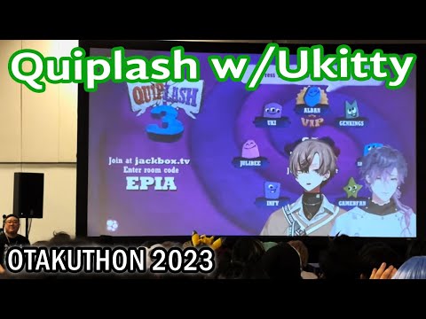 Quiplash with Alban and Uki - Otakuthon 2023【NIJISANJI EN】