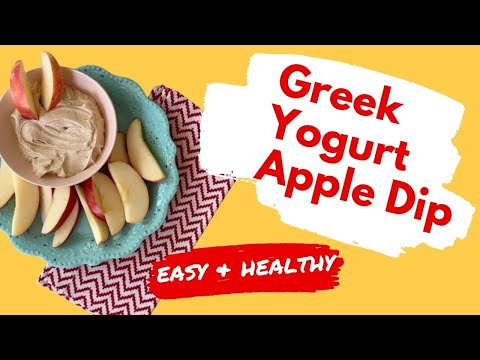 Easy & Healthy Greek Yogurt Apple Dip