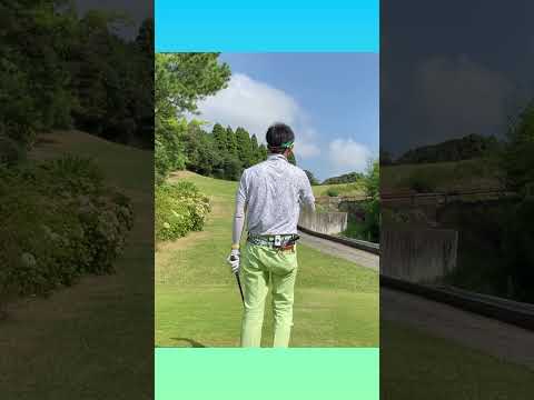 ティーショットが打ち上げでコースが見えない時の注意点！#golf  #shortvideo #shorts #short #ゴルフ