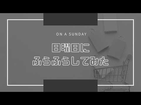 日曜日にふらふらしてみた