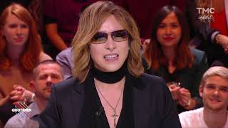 YOSHIKI - French TV interview - guest star Quotidien 2017