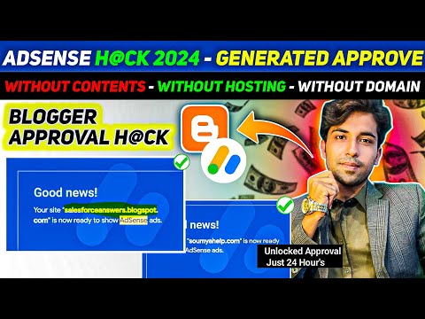 Google AdSense Approval Method (Free 2024) part 2 💥 Run Google AdSense ADs without AdSense Approval