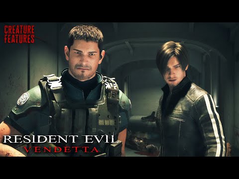 Chris & Leon Fight Through A Zombie Horde | Resident Evil: Vendetta | Creature Features