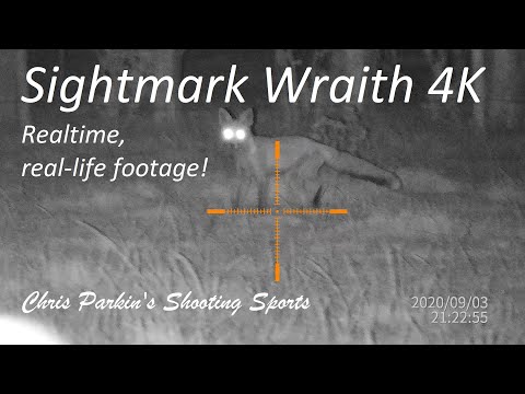 Sightmark Wraith 4K Max Night Vision on Board Footage/REVIEW