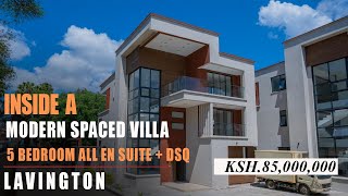 Inside Ksh. 85,000,000 5 -Bed Villa All Ensuite + Dsq in Leafy Suburbs of Lavington, Nairobi | Kenya