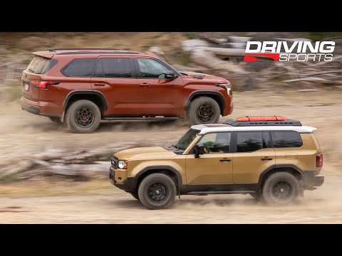 2024 Toyota Sequoia TRD PRO vs Land Cruiser: Shootout!