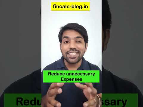 Reduce Unnecessary Expenses & Save Money #fincalc #shorts