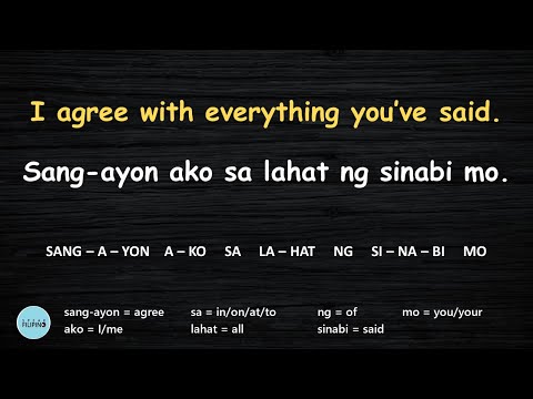 COMMONLY USED FILIPINO PHRASES! #30 ( Learn Tagalog)