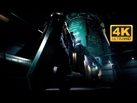 Gamescom 2019 - Final Fantasy VII Remake  4k Upscaled with Machine Learning AI