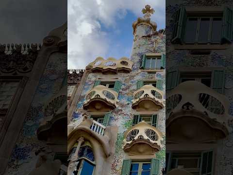 世界著名建築欣賞：巴塞羅那高迪設計的巴特略公寓/Batllo apartment designed by Gaudi in Barcelona