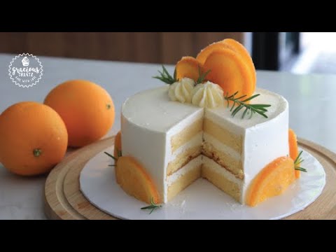 Champagne Mimosa Orange Cake