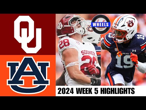 #21 Oklahoma vs Auburn | Full Game Highlights | 2024 College Football Highlights