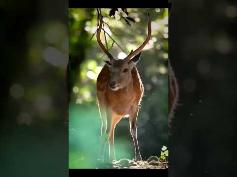 Deer are cute creatures. 🐐😍 #shorts