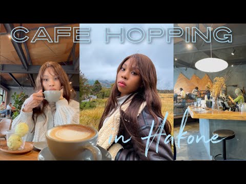 Cafe hopping in Hakone Japan  for under 100 dollars + Christmas Markets! 🇯🇵🤩🎄ITS BUSY!