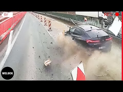 350 Shocking Moments Of Idiots Drivers Crushed By Truck With Brake Failure | Idiots in Cars!