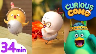 Curious Como | Watermelon + More 34min | Cartoon video for kids | Como Kids TV