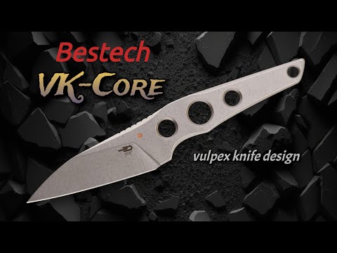 Bestech VK Core Skeletonized Fixed Blade by Vulpex Knives