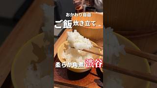 土鍋で炊いたご飯が食べ放題で豚の角煮もトロトロランチ【渋谷グルメ】いくしか