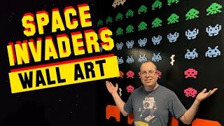 Space Invaders Wall Art with The 8-Bit Guy