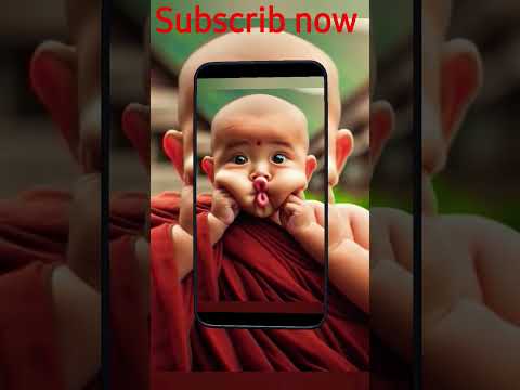 little monk so cute ||no copyright music ||#shorts #viral #animation #newsong