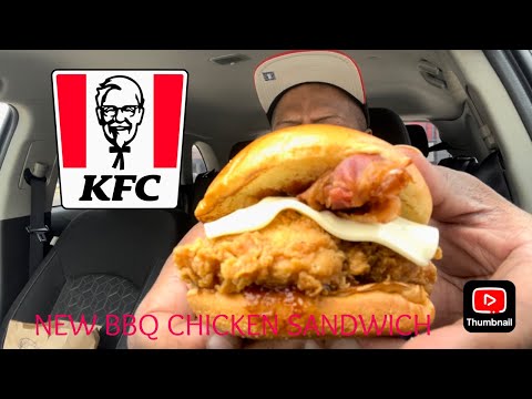 KFC Bbq bacon chicken sandwich #kfc #bbqchicken #foodreview #foodyguy #foodblogger #kfc_chicken