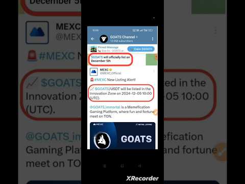 GOATS Token Listing Date | GOATS Airdrop Claim Date | GOATS Token Price