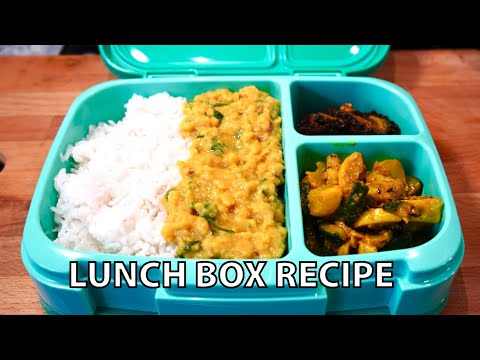 LUNCH BOX RECIPES |Masala Zucchini | Masala Bitter Gourd Fry | Simple Chana Dal