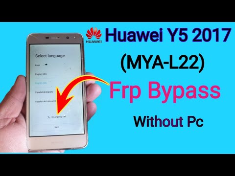 Huawei Y5 2017 (MYA-L22) FRP Bypass Without PC |Google Account Unlock New Method